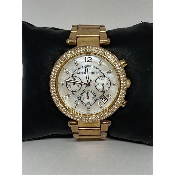 Michael Kors Parker MK5491 Women's Stainless Steel Analog Dial Quartz Watch MP53 - Picture 1 of 12